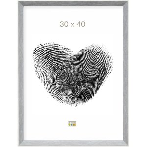 Deknudt S46CH7 Bilderrahmen grau-blau weißer Kante 30x45 cm