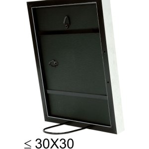 Deknudt S46DF1 Bilderrahmen weiß mit silberner Kante 13x18 cm