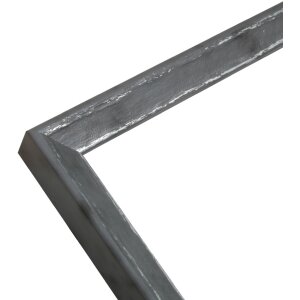 S46DF7 Фоторамка серого цвета с серебряным кантом 18x24 см