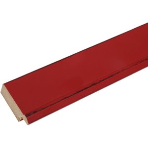 Deknudt S46FF4 Bilderrahmen rot gemalt 20x25 cm