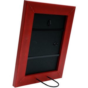 Deknudt S46FF4 Bilderrahmen rot gemalt 20x25 cm