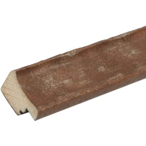 Deknudt S46HF3 Holzrahmen braun wellig 15x15 cm 19x19x2,3 cm