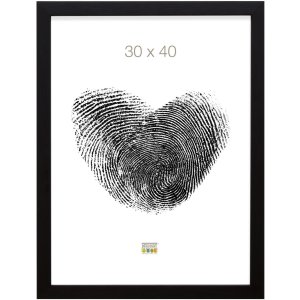 Deknudt S46JH2 Holzrahmen schwarz mit holzfarbigen Rand 15x20 cm