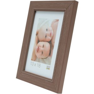 Deknudt S46KF3 Holzrahmen beige mit Perlenbiese 30x45 cm