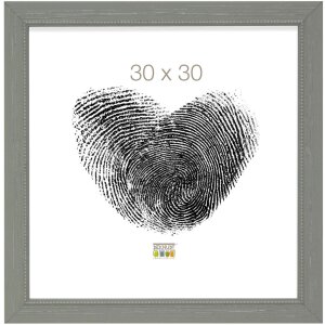 Deknudt S46KF7 Holzrahmen grau Perlenbiese 30x30 cm