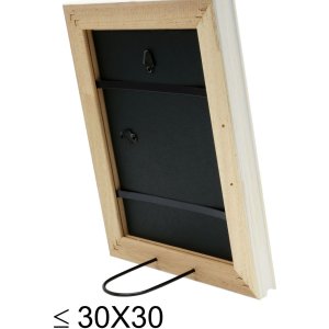 Deknudt S46LF1 Bilderrahmen weiß gemalt rustikal 13x13 cm