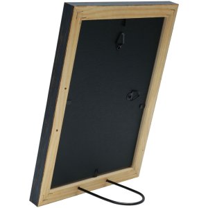 Deknudt S46MF2 Schwarzer Holzrahmen verwittert 18x24 cm Größe 21x27x1,4 cm