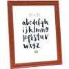 Deknudt S46MF3 Brauner Holzrahmen verwittert 18x24 cm rot-braun