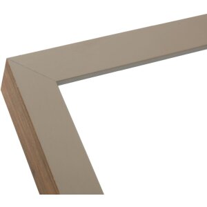 Deknudt S46PH3 Holzrahmen beige mit holzfarbiger Rand 15x15 cm