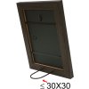 Deknudt S49BH2 Bilderrahmen dunkler Holzfarbe 40x40 cm