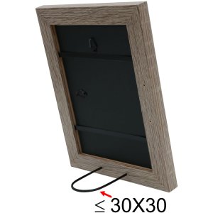 Deknudt S49BH3 Bilderrahmen graue Holzfarbe 30x30 cm
