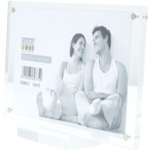 S58SC1 Прозрачная магнитная рамка с подставкой 10x15 см