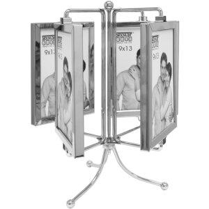 S65YE1 Металлическая карусель для фотографий в серебре...