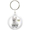 Deknudt S66GA2 Runder Foto-Schlüsselanhänger aus Kunststoff 3,3x3,3 cm