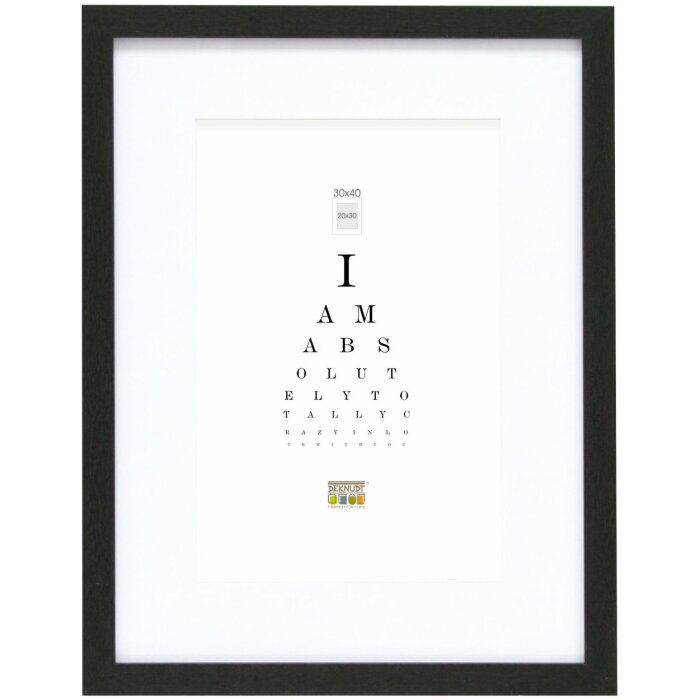 S66KF2 Черная фоторамка с пассатижами 50x70 см