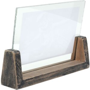 Deknudt S67TZ2 Schwarz gemalter Bildhalter für 1 horizontales Foto 15x20 cm