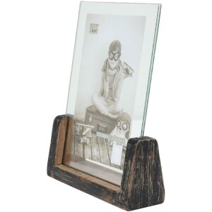 Deknudt S67TZ2 Schwarz gemalter Bildhalter für 1 vertikales Foto 13x18 cm