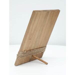 Deknudt S67UA1 Bildhalter weiß gemalt mit Schnüren 13x18 cm