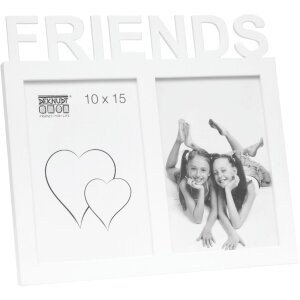 S68NK1 Белая рамка для 2 фотографий - FRIENDS 10x15 см