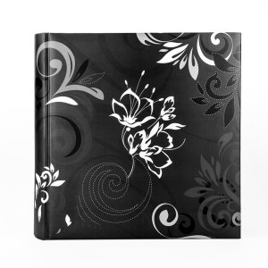 ZEP Fotoalbum Umbria schwarz 30x30 cm 60 Seiten mit Pergamin-Trennblättern