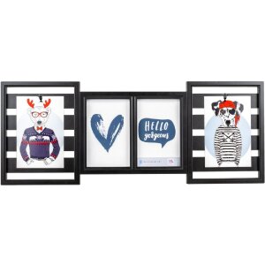 Галерейная рамка Mr Gorgeous для 4 фотографий, черная