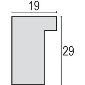 ZEP Bilderrahmen Niki mit Passepartout MDF 10x15 cm bis 50x70 cm