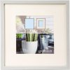 Goldbuch Fotorahmen Cosea 30x30 cm grau Holzoptik Passepartout Wandmontage