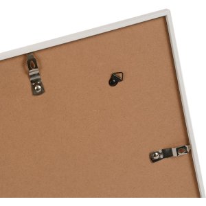 Goldbuch Kunststoffrahmen Puro 30x30 cm Weiß mit Passepartout 18x18 cm