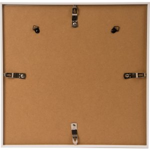 Goldbuch Kunststoffrahmen Puro 30x30 cm Weiß mit Passepartout 18x18 cm