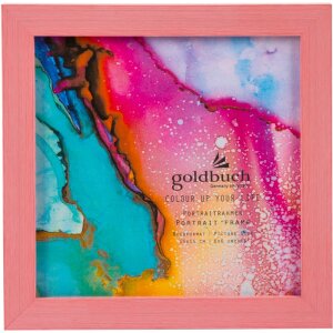 Goldbuch Bilderrahmen Colour up your life 15x15 cm rosa