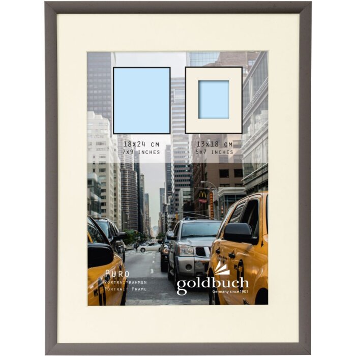 Пластиковая рамка Goldbuch Puro 18x24 см серая