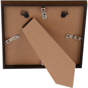 Goldbuch Kunststoffrahmen Puro 15x15 cm bronze mit Passepartout 10x10 cm