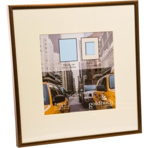Goldbuch Kunststoffrahmen Puro 30x30 cm bronze