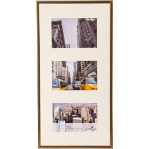 Рамка для галереи Puro 3 фото 10x15 см бронза