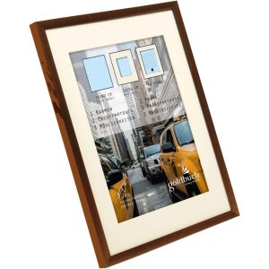 Goldbuch Puro Bilderrahmen 30x40 cm Bronze mit Passepartout 20x30 cm