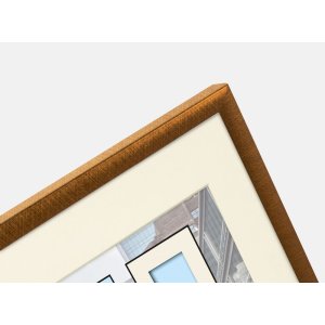 Goldbuch Puro Bilderrahmen 30x40 cm Bronze mit Passepartout 20x30 cm