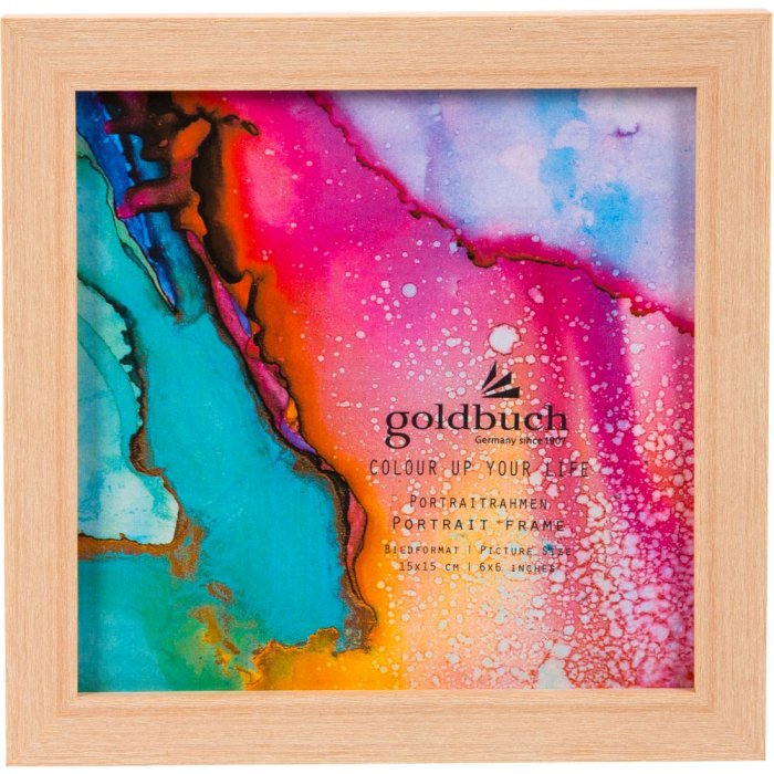 Goldbuch Bilderrahmen Colour up your life 15x15 cm natur