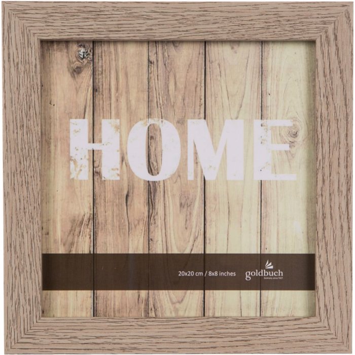 Goldbuch Fotorahmen Dream 20x20 cm grau MDF Holzoptik Blockprofil