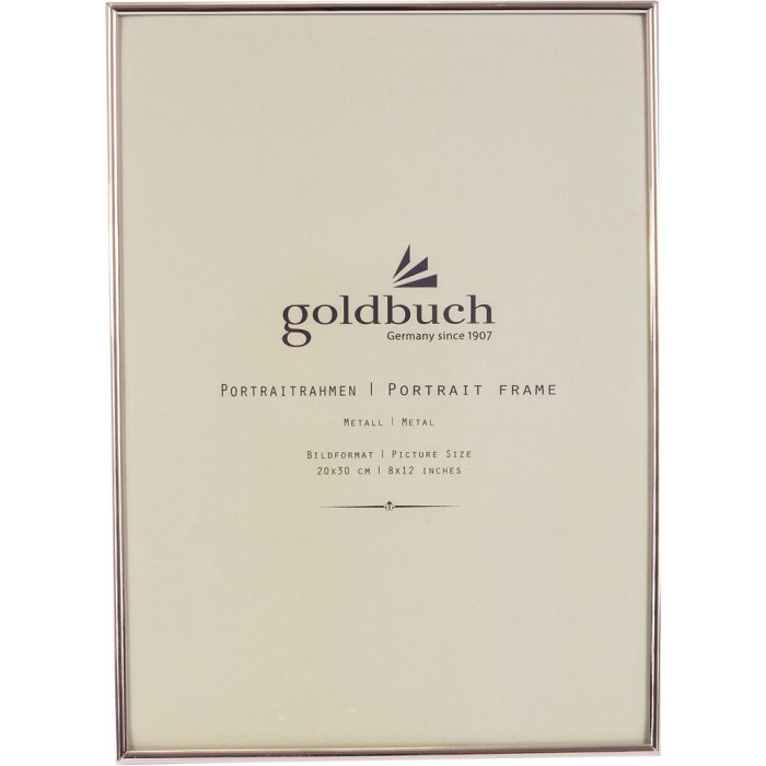 Goldbuch Metall-Fotorahmen Fine 20x30 cm silber glänzend
