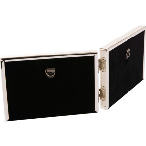 Двойная рамка Fine 2 фото 9x13 см серебро альбомный формат