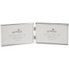 Goldbuch Doppelrahmen Fine 2 Fotos 10x15 cm Silber glänzend Samtrückwand