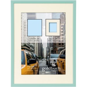 Goldbuch Kunststoffrahmen Puro mit Passepartout 10x15 bis 30x40 cm Hoch Quer