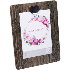 Walther Aimant Fotorahmen für 1 Foto bis 10x15 cm, schwarz, 15,5x21 cm