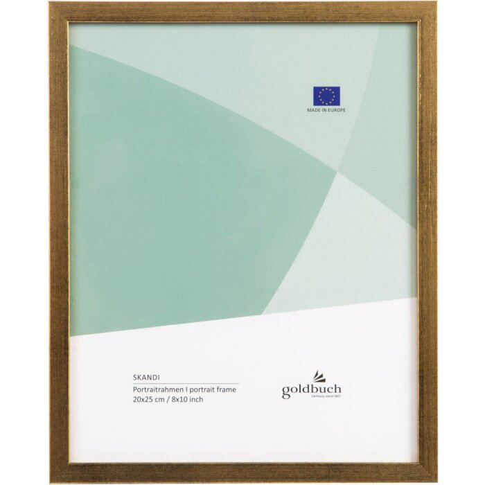 Деревянная фоторамка Skandi 20x25 см золото