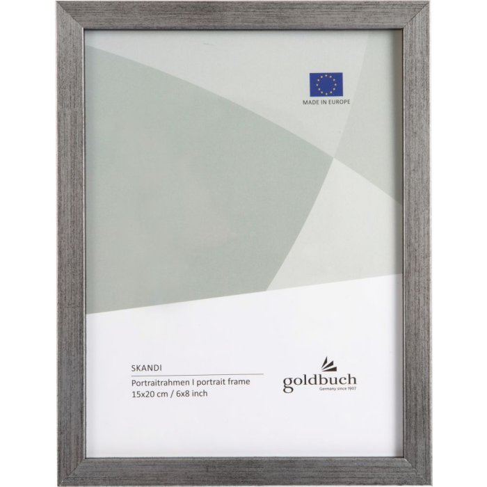 Goldbuch Holz-Fotorahmen Skandi 15x20 cm silber