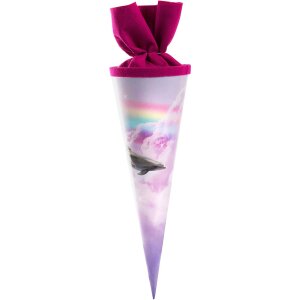Goldbuch Schultüte 35 cm Delfine, farbenfroh mit...