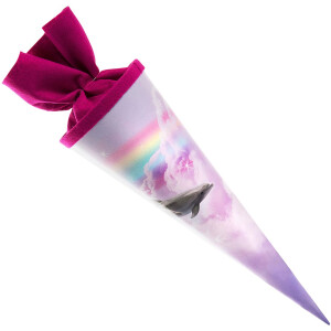 Школьный конус 35 см Дельфины