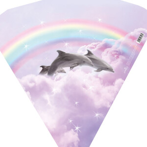 Школьный конус 35 см Дельфины