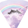 Школьный конус 35 см Дельфины
