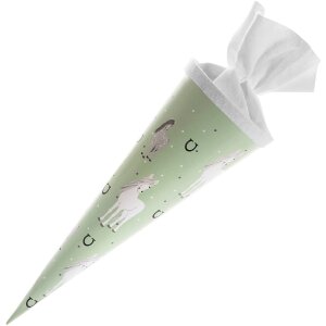 Goldbuch Schultüte 35 cm Pferdeglück, Farbe: Pferdeglück, Größe: 35 cm